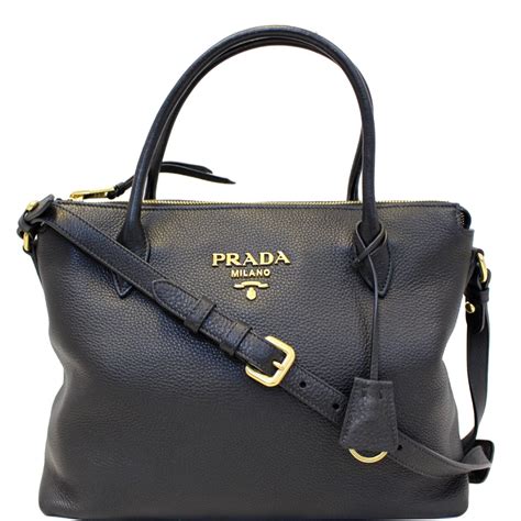 prada bn2756 grainy leather tote bag black|Prada totes for women.